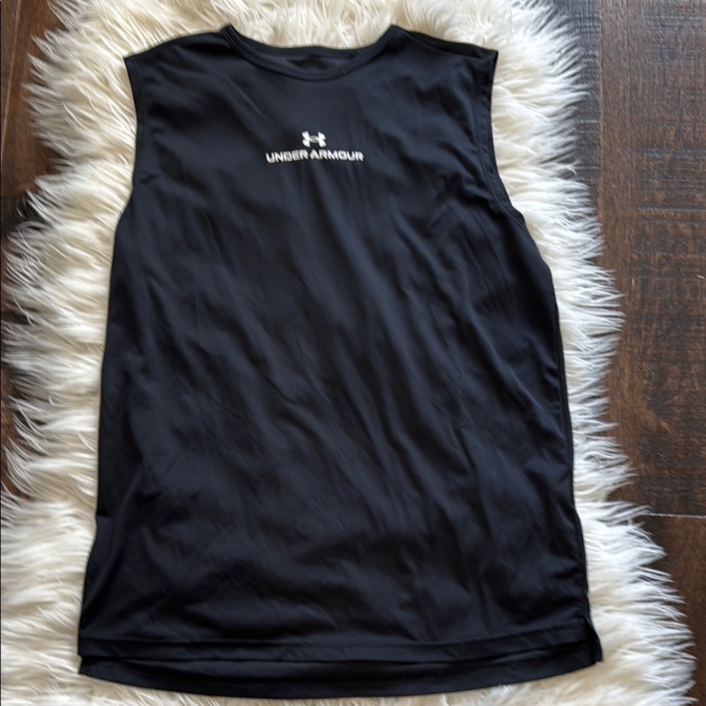 Under Armour Black HeatGear Sleeveless Tank